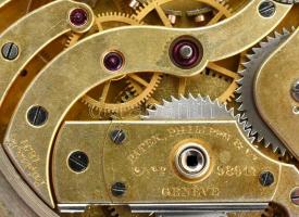 Patek Philippe zsebóra. cca 1895. Acél tokkal, A szerkezet sorszáma 98914. Működő, jó állapotban hib...