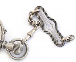 Emile Robert Locle svájci zsebóra. cca 1900. Jelzett számlap, lezés nélküli szerkezet. Fém tok, hibá...