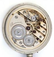 Chronometre zsebóra, fém tokkal, fém óralánccal,  jelzett szerkezettel, hibátlan számlappal, működő,...