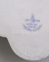 Herendi virág mintás hamutál, jelzett (1839-1939 jubileumi jelzés), kisebb csorbával,  d: 14,5 cm