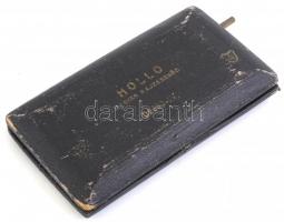 Holló körzőkészlet, hiányos, eredeti dobozában, kopásnyomokkal