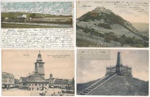 4 db RÉGI erdélyi város képeslap vegyes minőségben / 4 pre-1905 Transylvanian town-view postcards in mixed quality