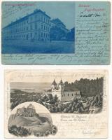 4 db RÉGI erdélyi város képeslap vegyes minőségben / 4 pre-1905 Transylvanian town-view postcards in...