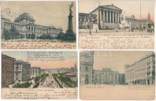 Wien, Vienna, Bécs; - 6 pre-1905 postcards