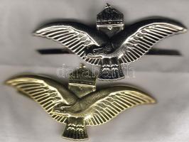 Légierő tiszti+tiszth. sapkadísz T:I