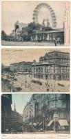 Wien, Vienna, Bécs; - 5 pre-1945 postcards