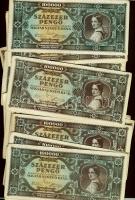 1945. 100.000P (50x) T:II,II-, II/III+