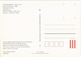 ~1980 Kovács Margit (1902-1977): Áttört korsós lány. Képzőművészeti Alap Kiadóvállalat, CM (Carte Ma...