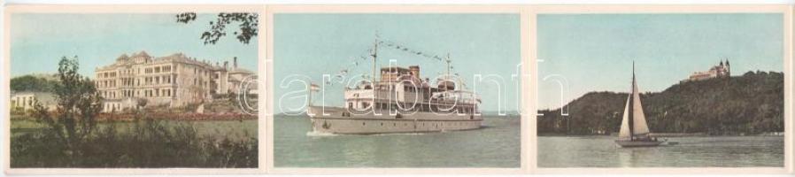 Balaton, hajók - modern leporello 6 képpel. Képzőművészeti Alap Kiadóvállalat