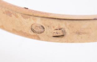 Arany (Au) gyűrű 14k jelzett, szintetikus kővel 2,5 g m: 59