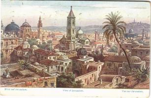 1928 Jerusalem, general view. Serie 790. Palästina No. 60. s: F. Perlberg (Rb)