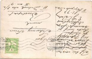 1914 Tangier, Tanger; balra a törvényszéki épület / street view, court. photo (EK)