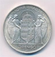 1939. 5P Ag "Horthy balra" T:1- Adamo P8.2