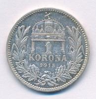1915KB 1K Ag "Ferenc József" T:1- Adamo K5.1