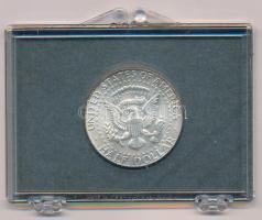 Amerikai Egyesült Államok 1964. 1/2$ Ag "Kennedy" kissé sérült dísztokban T:1-,2 USA 1964....