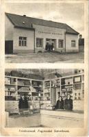 1939 Felsőnyárasd, Horné Topolníky (Nyárasd, Nárazd); Fogyasztási Szövetkezet üzlete és saját kiadása, belső / cooperative shop, interior  (Rb)