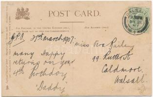 1907 Rural Life. Harrowing. Raphael Tuck & Sons' "Rural Life" Series 1421. (r)