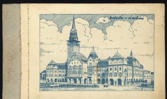 Délvidék irredenta képeslapfüzet 20 lappal, borító nélkül