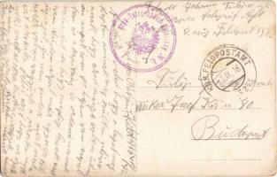 1916 Kobieta podczas wojny / WWI Polish military art postcard, a woman during the war. artist signed...