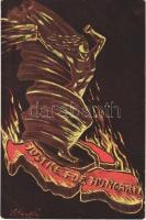 1933 Justice for Hungary! Hungarian irredenta propaganda art postcard. s: Sztankó (EB)