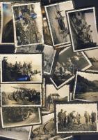 21 db II. világháborús harctéri fotó / WW. II. photos 21 pcs.