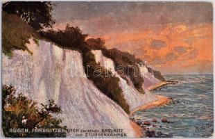 66 db régi képeslap főleg festmények, üdvözlők