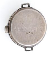 Primato ezüst (Ag.) női karóra, ovális számlappal, szíj nélkül, jelzett, bruttó 9,9 g, 2,7x2,4 cm, n...