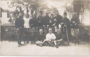 Osztrák-magyar katonák csoportképe / WWI Austro-Hungarian K.u.K. military, group of soldiers. photo