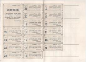 Miskolc 1918. "Borsodvármegyei Gazdák Szövetkezete Miskolcz" névre szóló részjegye 100K-ró...