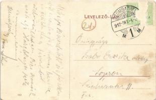 1912 Szombathely, Erzsébet királyné utca, dohány és szivar áruda, bútor raktár, Edenhoffer, Legáth t...