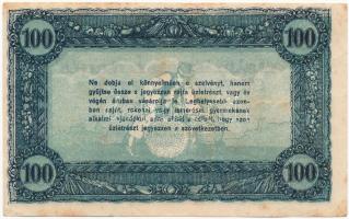 ~1920. 100K "Vásárlási visszatérítés" rajta "Kalocsai Hangya fogy. és ért." bély...