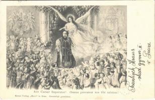 1848-1898 Ave Caesar Imperator! Omnes precamur nos tibi salutem! / Franz Josephs 50th anniversary of reign. Kunst-Verlag Mars (Graz)
