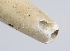 Andrejka József (1859-1948): Lehel kürtje, másolat. Gipsz, jelzés nélkül. Apró csorbákkal. h: 43 cm....