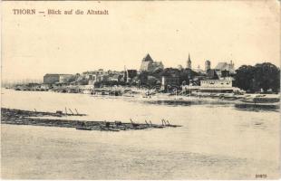 1909 Torun, Thorn; Blick auf die Altstadt / old town (EK)