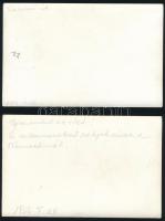 1956 Gond és hitvallás. A magyar írók nyilatkozata. 1956. dec. 2., hajtott, 2 sztl. lev. A Magyar Ír...