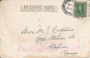 1908 James Peak (Colorado), from Arrowhead, Moffat line (wet damage)