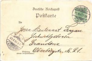 1898 Berlin, Abnahme der Parade durch S. Maj. den Kaiser / military parade (EB)