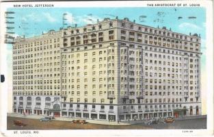 1933 St. Louis (Missouri), New Hotel Jefferson. The Aristocrat of St. Louis (fa)