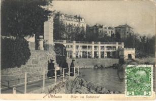1909 Abbazia, Opatija; Villen am Südstrand / villas, beach (r)