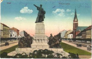 1916 Arad, Kossuth szobor. Kerpel Izsó kiadása / statue, monument (EM)