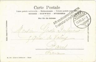 1905 Les Brenets, Rives du Doubs, Le Chatelot. TCV card