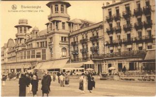 Blankenberge, Blankenberghe; Le Casino et Cecil Hotel Lion dOr / casino, hotel (from postcard booklet)
