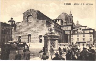 Firenze, Chiesa di S. Lorenzo / square, church, market