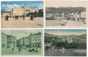 Trieste, Trieszt; - 15 db régi képeslap / 15 pre-1945 postcards