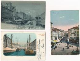 Trieste, Trieszt; - 15 db régi képeslap / 15 pre-1945 postcards