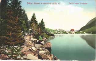 1917 Tátra, Vysoké Tatry; Halastó / Fischsee / Morskie Oko / lake