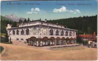 1917 Ótátrafüred, Altschmecks, Stary Smokovec (Magas Tátra, Vysoké Tatry); kávéház / Kaffeehaus / cafe shop  (EK)