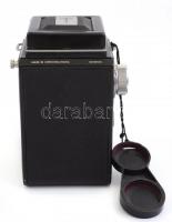 Meopta Flexaret IV.a 6x6 cm/24x36 mm kamera Belar 1:3,5/80 mm objektívvel jó állapotban, bőrtokkal +...
