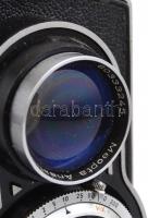 Meopta Flexaret IV.a 6x6 cm/24x36 mm kamera Belar 1:3,5/80 mm objektívvel jó állapotban, bőrtokkal +...