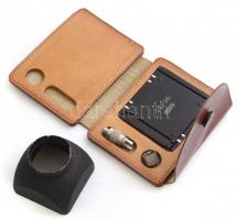 Meopta Flexaret IV.a 6x6 cm/24x36 mm kamera Belar 1:3,5/80 mm objektívvel jó állapotban, bőrtokkal +...